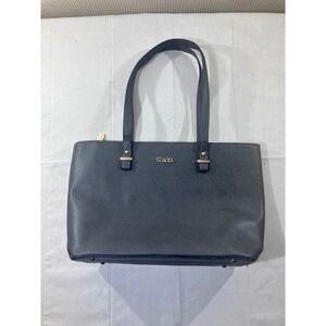 YZAOLL Tote Bag Dark Gray Faux Leather Structured Top Handle Shoulder Bag